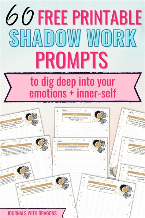Printable Shadow Work Prompts
